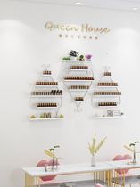 Shelf Net red storage rack Japanese nail polish iron art display cabinet shelf shop plastic frame nano nail shop shelf