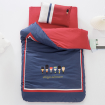 Kindergarten bedding cotton three-piece set nap children baby into the garden bed sheet quilt cover bedding six or seven-piece set