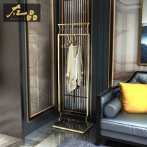 In-product light luxury coat rack New Chinese style floor-to-ceiling hanger Bedroom living room corner floor-to-ceiling coat rack
