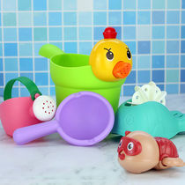 Baby bath water ladle wash water spoon wash water scoop sprinkle childrens type spoon toy bathing children swimming