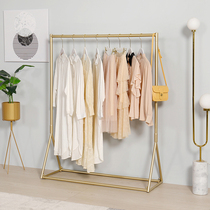 Light luxury drying rack floor-to-ceiling folding multifunctional hanger simple single pole household balcony clothes rack