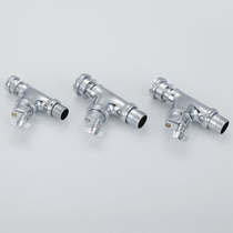 All-copper toilet squat toilet flush valve Old-fashioned knob type hand twist angle flushing valve Stool delay valve