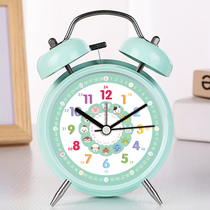 Students use small alarm clock oversized alarm cartoon smart silent bedside luminous childrens bedroom dedicated electronic charging