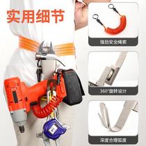 Crewwork new woodworking electric wrench waist-room hanger accessories multifunction hooks waist rack hand hanging rack bracket