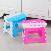 Plastic folding small stool outdoor portable fishing Maza toilet bathroom children change shoes chair home bench