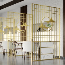 Simple iron - art restaurant screen hot pot store card fence Hotel lobby masonry grille Hotel partition decoration