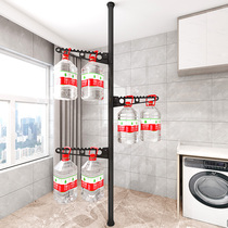 Dingtiant drying rack floor landing indoor household hanger telescopic balcony clothes drying artifact shelf