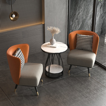 Light extravagant balcony Small family type table and chairs Composition tea table One table Two chairs Three sets Leisure Living Room Tech Cloth Sofa chair