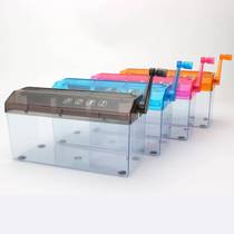 Manual shredder a4 mini household hand shredder small office shredder desktop strip shredder
