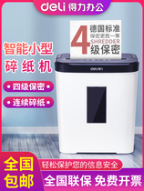 Del 9939 Paper Shredder Office Automatic Mini Household Particles Electric Small High Power Paper Document Shredder Manual Commercial Portable Waste Paper Mill 5 Confidential CD Card