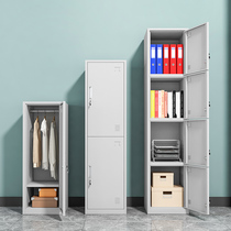 Single door locker staff storage locker filing cabinet home iron wardrobe with lock bathroom gym wardrobe