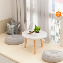 Tea table minimalist window sill floating window table Nordic children study table edge a few tatami small tea table living room modern dining table