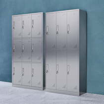 304 stainless steel locker employee locker workshop changing wardrobe cupboard file cabinet information bookcase Western medicine cabinet