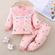 Bingo cat baby autumn and winter suit cotton coat newborn baby thickened cotton clothes women cotton newborn winter clothes