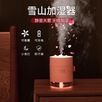 Humidifier office fog volume desktop small cute night light silent home bedroom ins Wind aromatherapy usb charge