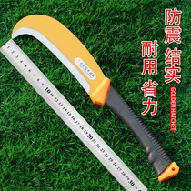 Firewood Knife Home Logging Open Mountain Chop Wood Cutting Bamboo Cleave firewood Pruning Knife Agricultural Slanted Bamboo Bend Knife Outdoor Open Road Knife Thickened Long