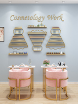 Net red nail oil glue display rack Storage rack European nail polish rack Wall-mounted storage rack Nail display rack