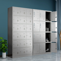 304 stainless steel locker staff shoe cabinet multi-door locker tableware cupboard workshop storage cabinet 201 cleaning cabinet