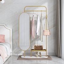 Nordic Ground Floor Accommodation Hotels Home Bedrooms Hangers Hanger Swivel Wear mirror Multi-functional clothes hat rack integrated