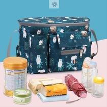 Baby stroller hanging bag Large capacity hook storage hanging bag Baby bottle storage bag Cart universal storage bag