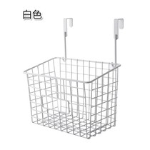  Multi-function perforated hanging basket Wrought iron free kitchen shelf Bathroom storage shelf Cabinet basket