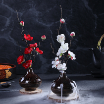 Hotel dining Sabab plate decoration flower and grass embellishment dish cold dish artistic conception vegetable plate decoration small ornaments creative