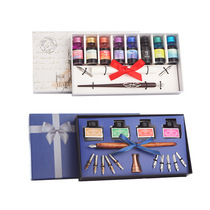 Dip pen custom color ink pen set factory spot art comic Hook pen student gift pen