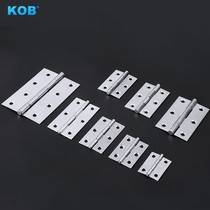 304 stainless steel flat open small hinge cabinet door loose-leaf wardrobe doors and windows micro foldout shutters