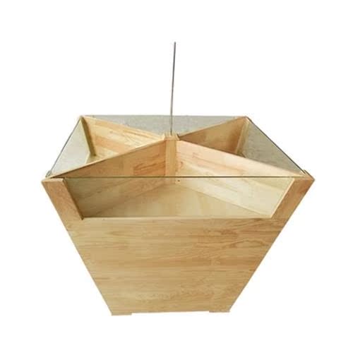 Supermarket wooden rice cabinet Grain cabinet Bulk rice container Solid wood convenient P store Rice grain barrel Grain and oil store rice