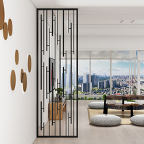 Nordic entrance gate iron screen partition industrial wind Net Red meal living room decoration office hollow wall light luxury