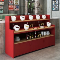 Hot Pot restaurant seasoning Table restaurant cupboard sauce multi-purpose cooking hot pot table floor capacity fruit fishing