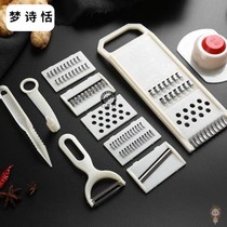 Multifunctional search and commercial device to wipe potato shreds shreds scraping and pushing ginger shreds planing and hanging ginger slices cutting board household artifact insertion