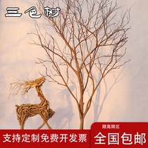 Dry branches white branches dry branches dry branches shape wishing tree hotel wedding window landscaping home floor ornaments