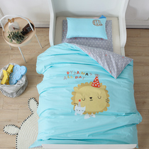 Childrens kindergarten quilt three pieces of pure cotton six pieces of nap bedding for baby bedding