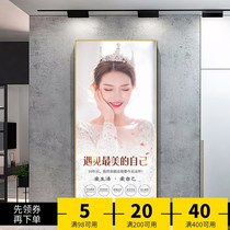 Beauty salon light luxury mural high-end hanging painting wall decoration aisle corridor beauty figure hair salon picture 2021