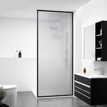 Customize the new modern minimalist entrance door partition wall long iridescent glass living-room Xuanguan decoration shielded bedroom handwashing desk