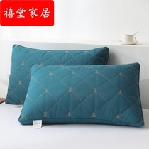 High pillow thickening and high pillow without high rebound super large pillow single person without deformation thick and hard pillow core hotel male high tall