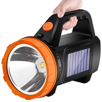 Flashlight strong light rechargeable searchlight outdoor super bright far-field shooter construction site light night fishing solar light electric light