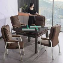 Backroom special chair with high back fixed armrest Mahjong chair meeting chair office
