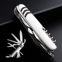 Multifunctional D2 steel outdoor knife sharp self-defense folding knife knife knife retired Swiss military knife cold weapon portable