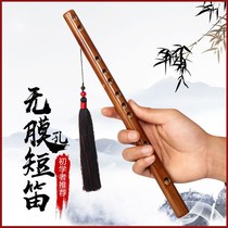 Musical instrument piccolo without membrane hole horizontal flute student mini bamboo flute beginner child adult beginner female portable flute