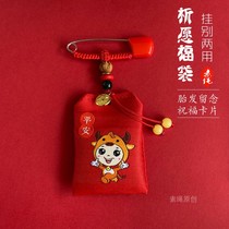 Blessed bag empty bag talisman bag amulet sachet children's incense bag baby baby fetal hair purse