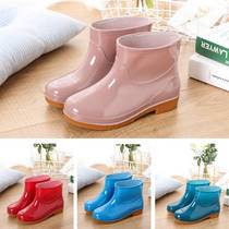 Rain shoes women cute adult water boots rain boots Japanese non-slip super womens fashion water shoes foreign gas boots womens style