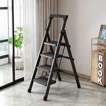 Net red ladder Home safety strong climbing wall ladder Flower frame dual-use thickened step ladder Step ladder Herringbone ladder