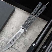 Butterfly knife practice knife butterfly handshake knife fancy comb unopened blade childrens toy training knife folding knife