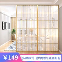 Nordic small apartment Living room Bedroom screen Modern simple office room partition Entrance Wrought iron mobile decoration