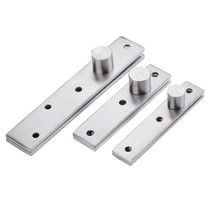 Invisible door eccentric heaven and earth rotating shaft concealed door hinge thickened stainless steel hinge dark door upper and lower rotating shaft hinge