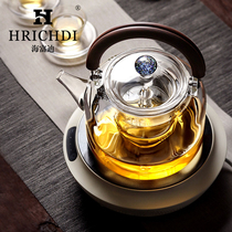 HRICHDI high-end electric ceramic stove tea maker silent heat-resistant glass steaming teapot boiling water to make tea boiling white tea artifact