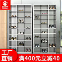 Stainless steel shoe cabinet dust-free purification factory workshop staff shoe change cabinet staff multi-layer multi-grid shoe cabinet shoe stool cabinet