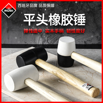 Spanish RUBI Ribi rubber hammer tile paving beating leveling hammer decoration wooden hammer elastic hammer